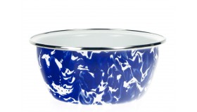 Golden Rabbit Cobalt Swirl Salad Bowl